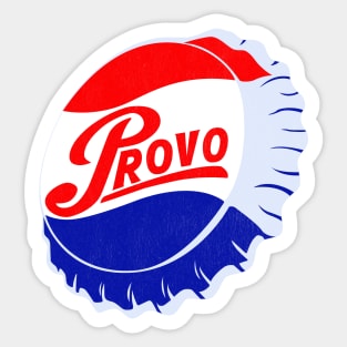 Provo Cola Cap Sticker